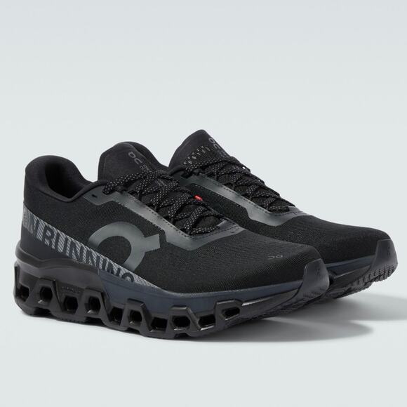 NEW On Running Cloudmonster 2 Black Eclipse Max Cushion Road Running Sneakers